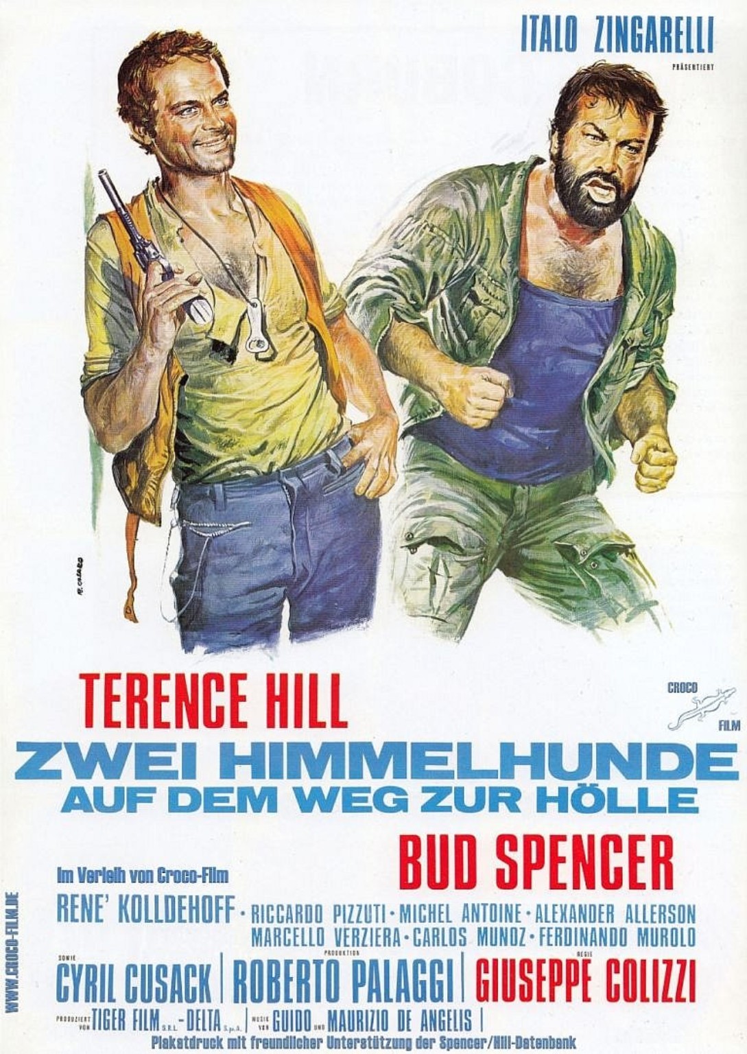 Filmplakat Zwei Himmelhunde auf dem Weg zur Hölle