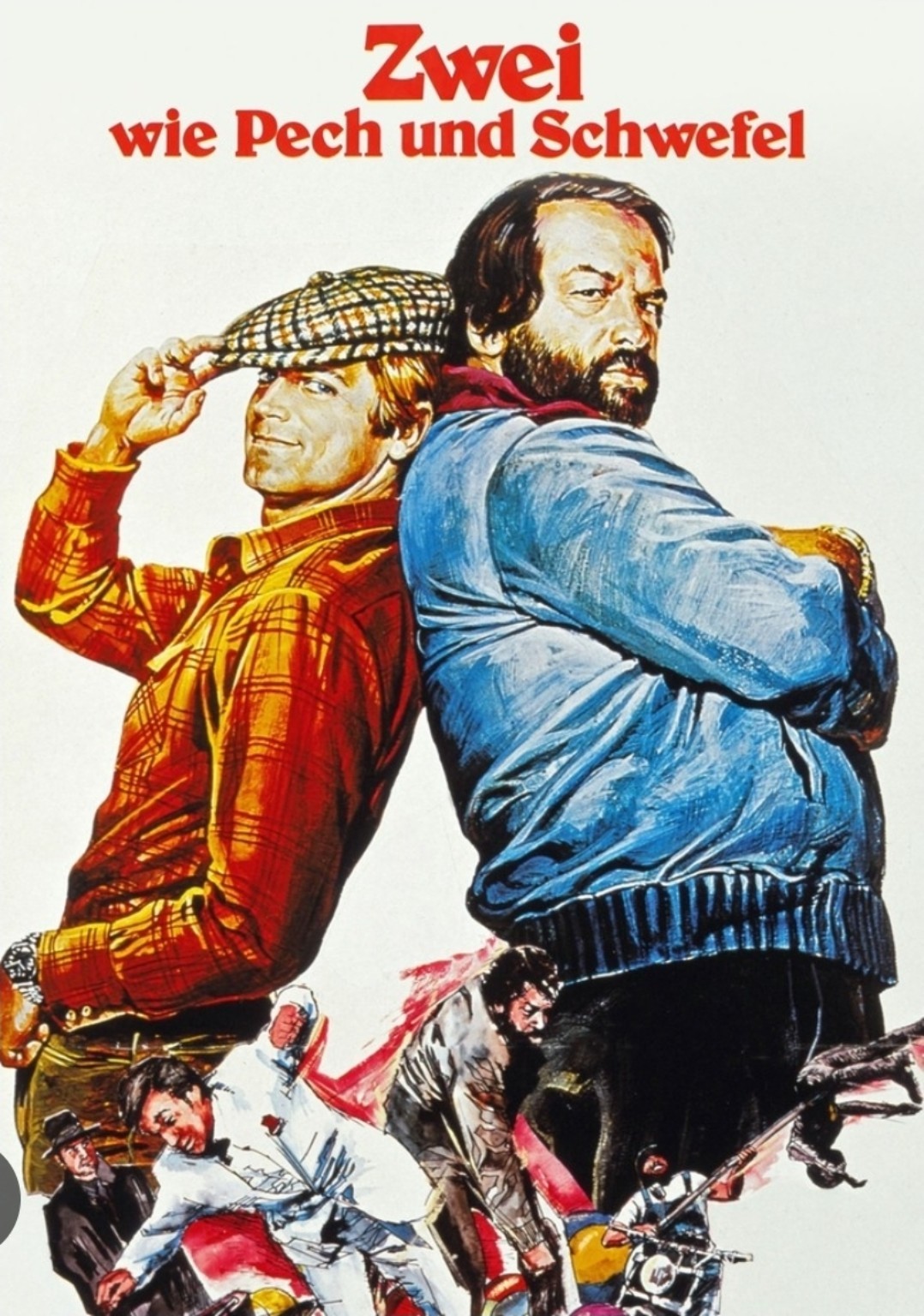 Filmplakat Zwei wie Pech und Schwefel